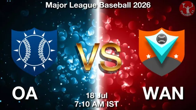 OA vs WAN Match Previews and Baseball Tips