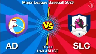 AD vs SLC AD vs SLC - Major League