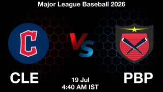 CLE vs PBP CLE vs PBP - Major League