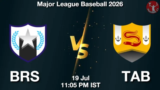 BRS vs TAB Match Previews and Baseball Tips