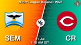 SEM vs CR Dream11 Prediction, Preview & Updates - <small>Tue, 21 Jul 07:10 AM IST</small>