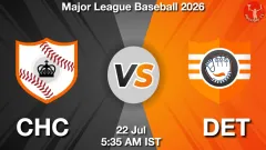 CHC vs DET Match Result