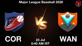 COR vs WAN Matcch Previews