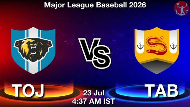 TOJ vs TAB Match Previews and Baseball Tips