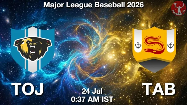 TOJ vs TAB Match Previews and Baseball Tips