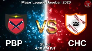 PBP vs CHC PBP vs CHC - Major League