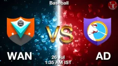 WAN vs AD Match Result