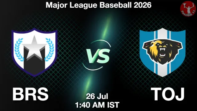BRS vs TOJ Match Previews and Baseball Tips