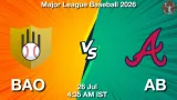 BAO vs AB Dream11 Prediction, Preview & Updates - <small>Sun, 26 Jul 04:35 AM IST</small>
