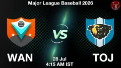 WAN vs TOJ Match Result