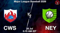 CWS vs NEY Match Result