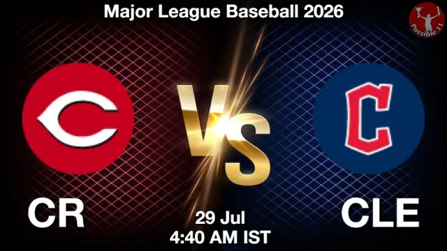 CR vs CLE Match Previews and Baseball Tips