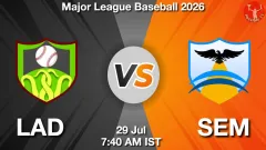LAD vs SEM Match Result