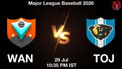 WAN vs TOJ Match Result