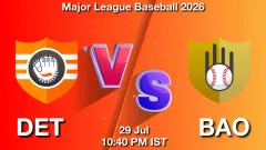 DET vs BAO Match Result