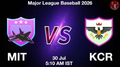 MIT vs KCR Match Result