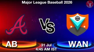 AB vs WAN AB vs WAN - Major League