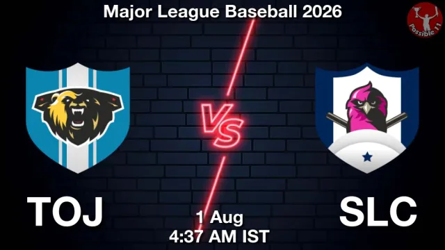 TOJ vs SLC Match Previews and Baseball Tips