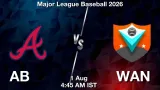 AB vs WAN Dream11 Prediction, Preview & Updates - <small>Sat, 01 Aug 04:45 AM IST</small>