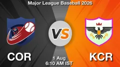COR vs KCR Match Result