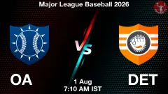 OA vs DET Match Result