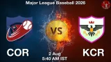 COR vs KCR Dream11 Prediction, Preview & Updates - <small>Sun, 02 Aug 05:40 AM IST</small>
