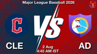CLE vs AD CLE vs AD - Major League