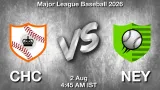 CHC vs NEY Dream11 Prediction, Preview & Updates - <small>Sun, 02 Aug 04:45 AM IST</small>