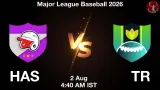 HAS vs TR Dream11 Prediction, Preview & Updates - <small>Sun, 02 Aug 04:40 AM IST</small>
