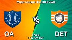 OA vs DET Match Result