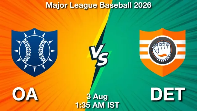 OA vs DET Match Previews and Baseball Tips