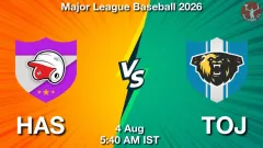 HAS vs TOJ Match Result