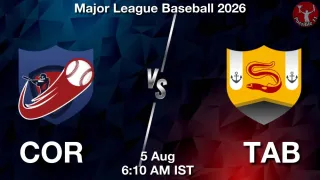COR vs TAB - Major League