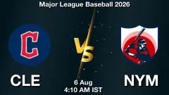 CLE vs NYM Match Result