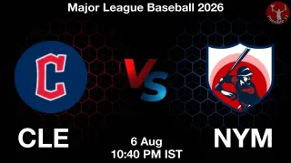 CLE vs NYM - Major League