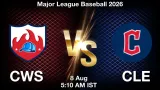 CWS vs CLE Dream11 Prediction, Preview & Updates - <small>Sat, 08 Aug 05:10 AM IST</small>