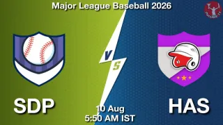 SDP vs HAS - Major League