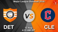 DET vs CLE Match Result