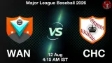 WAN vs CHC Dream11 Prediction, Preview & Updates - <small>Wed, 12 Aug 04:15 AM IST</small>