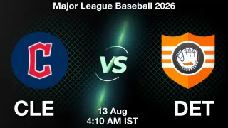 CLE vs DET CLE vs DET - Major League