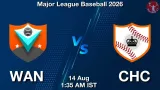 WAN vs CHC Dream11 Prediction, Preview & Updates - <small>Fri, 14 Aug 01:35 AM IST</small>