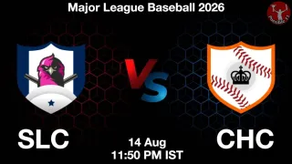 SLC vs CHC SLC vs CHC - Major League