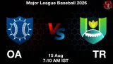 OA vs TR Dream11 Prediction, Preview & Updates - <small>Sat, 15 Aug 07:10 AM IST</small>