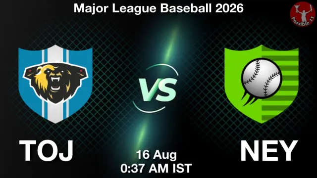 TOJ vs NEY Match Previews and Baseball Tips