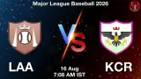 LAA vs KCR Dream11 Prediction, Preview & Updates - <small>Sun, 16 Aug 07:08 AM IST</small>
