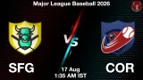 SFG vs COR Dream11 Prediction, Preview & Updates - <small>Mon, 17 Aug 01:35 AM IST</small>