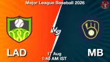 LAD vs MB Dream11 Prediction, Preview & Updates - <small>Mon, 17 Aug 01:40 AM IST</small>