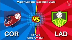 COR vs LAD Match Result