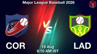 COR vs LAD - Major League
