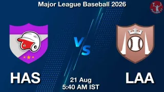 HAS vs LAA HAS vs LAA - Major League